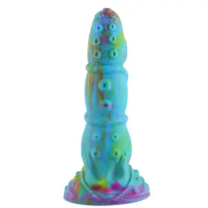 Fantasy Saugnapf Dildo Blau 22 cm Octopussy