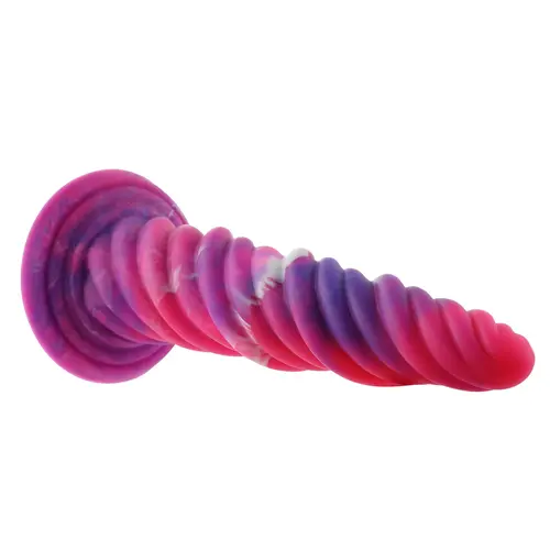Dildo a ventosa Fantasy 25 cm anale rosa unicorno