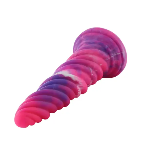 Dildo a ventosa Fantasy 25 cm anale rosa unicorno