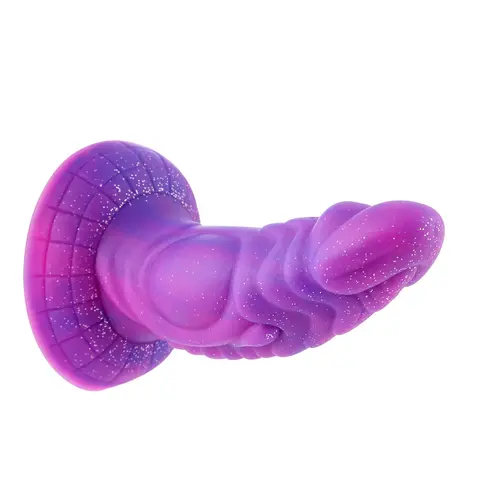Dildo a ventosa Fantasy Merman viola 18 cm