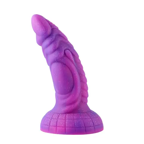 Fantasy Merman Saugnapf Dildo Lila 18 cm