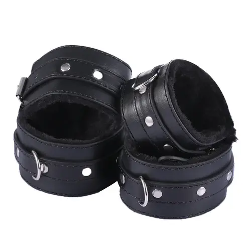 Auxfun® BDSM Bondage set with ankle cuffs and handcuffs