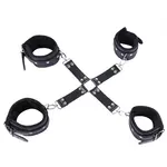 Auxfun® BDSM Bondage set with ankle cuffs and handcuffs