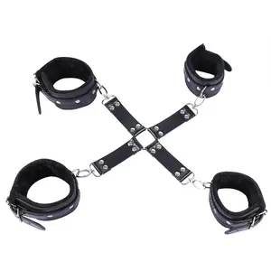 Auxfun® BDSM Bondage Set mit Fußfesseln und Handschellen