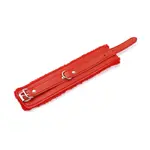 Auxfun® Gevoerde handboeien Bedboeien met ketting Rood