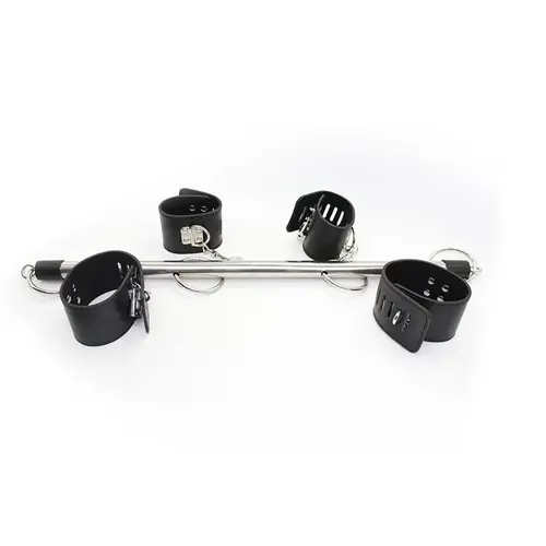 Auxfun® Handcuffs - Ankle Cuffs - With Spreader Bar