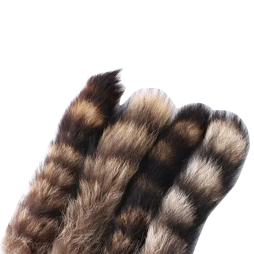 Fluffy Butt Plug Queue de renard Bouchon en verre brun