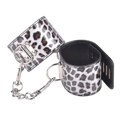 Kinky BDSM Bondage Set 10-teilig Panther Druck Kinky BDSM Bondage Set 10-teilig Panther Druck