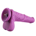 Hismith® Fantasy Horse Dildo KlicLok en Zuignap 27 CM Paars