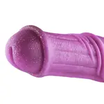 Dildo Fantasy KlicLok e Ventosa 27 CM Viola