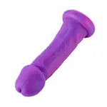 Fantasy Dildo Soft KlicLok et Ventouse 22 CM Violet