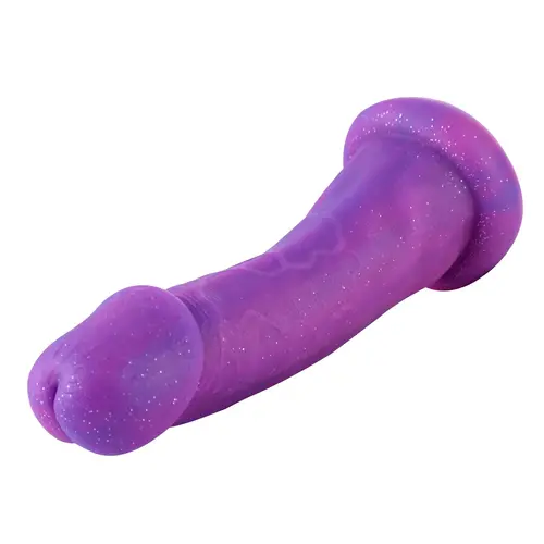 Dildo Fantasy Soft KlicLok e Ventosa 22 CM Viola