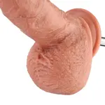 Dildo realistico KlicLok® e ventosa 17 CM Beige