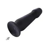 Dildo Garnet KlicLok e ventosa 25 CM nero