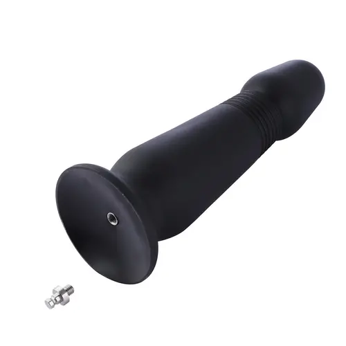 Dildo Garnet KlicLok e ventosa 25 CM nero