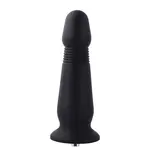 Dildo Garnet KlicLok e ventosa 25 CM nero