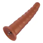 Consolador P-Spot Arthropod KlicLok y Ventosa 25 CM Marrón Dorado