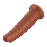 Dildo P-Punkt Arthropod KlicLok und Saugnapf 25 CM Gold Braun