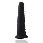 Dildo Tower KlicLok e ventosa 25 CM Nero