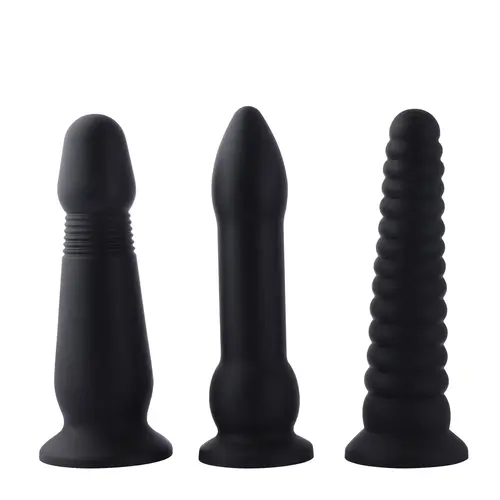 Dildo Tower KlicLok e ventosa 25 CM Nero