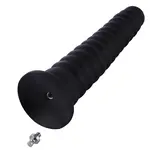 Dildo Tower KlicLok e ventosa 25 CM Nero