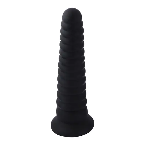 Dildo Tower KlicLok e ventosa 25 CM Nero
