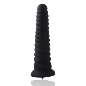 Dildo Tower KlicLok e ventosa 25 CM Nero