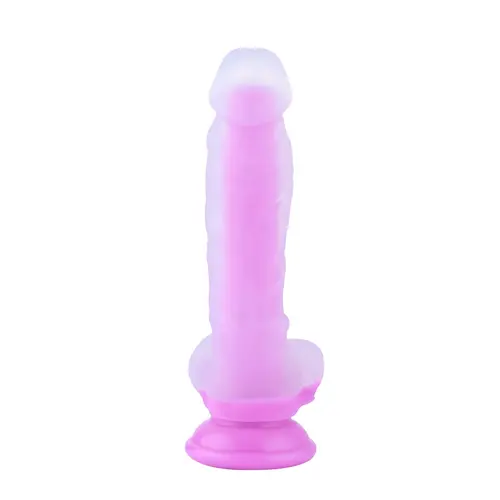 Hismith® Glow in the Dark Dildo KlicLok 24 CM Roze