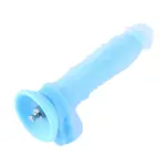 Dildo fosforescente KlicLok 24 CM Blu