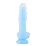 Dildo fosforescente KlicLok 24 CM Blu