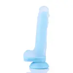 Dildo fosforescente KlicLok 24 CM Blu