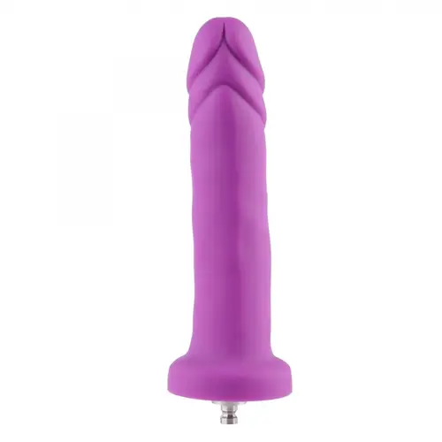 Hismith® Vibrating Dildo including Remote Control 17 CM KlicLok Purple