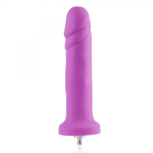 Hismith® Vibrating Dildo including Remote Control 17 CM KlicLok Purple