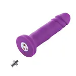 Hismith® Vibrating Dildo including Remote Control 17 CM KlicLok Purple