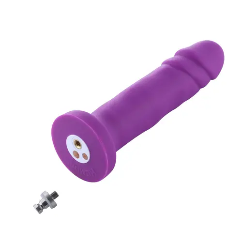 Hismith® Vibrating Dildo including Remote Control 17 CM KlicLok Purple