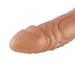 Dildo vibrante con telecomando 21 CM KlicLok Gold