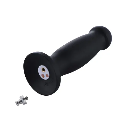 Hismith® Vibrating Dildo including Remote Control 18 CM KlicLok Black