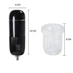 Masturbateur rotatif de poche pour la KlicLok Sex Machine Noir