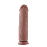 Dildo XL KlicLok Grande 25+ CM Marrone
