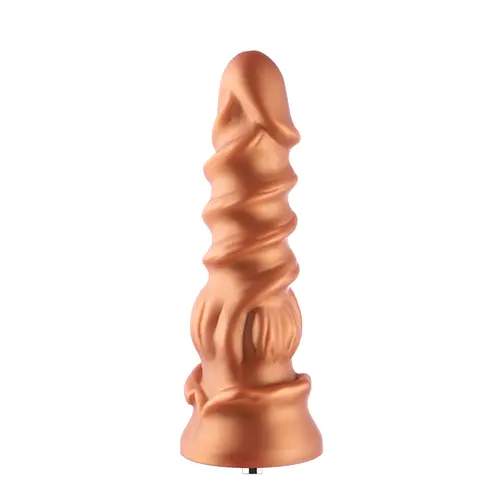 Hismith® Dildo KlicLok Medium 23 CM Flower Gold