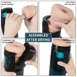 Masturbador de coño de bolsillo con empuje KlicLok y ventosa Masturbador de coño de bolsillo con empuje KlicLok y ventosa