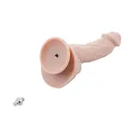 Dildo vibrante con telecomando 20 CM Nude