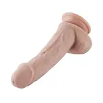 Dildo vibrante con telecomando 20 CM Nude