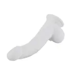 Hismith® Consolador KlicLok Pequeño 15-20 CM Blanco