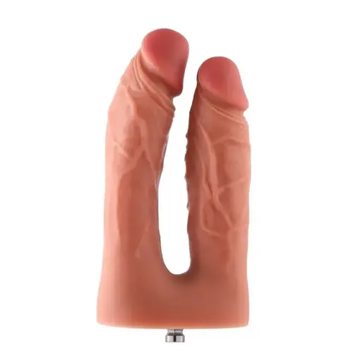 Dildo doppio KlicLok medio 15-19 CM Nude