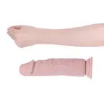 Dildo Cazzo Grande XXL KlicLok 26 CM Nudo