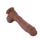 Dildo KlicLok Medio 20-23 CM Marrone