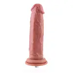 Hismith® Dildo Vibrating including Remote Control 23 CM KlicLok Beige