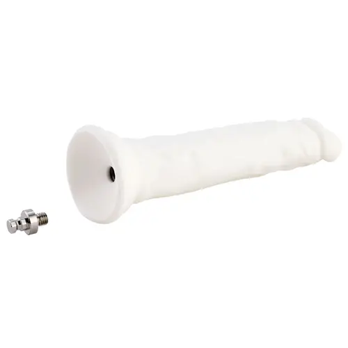 Gode réaliste KlicLok® et ventouse 19 CM blanc