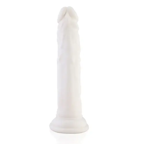 Gode réaliste KlicLok® et ventouse 19 CM blanc